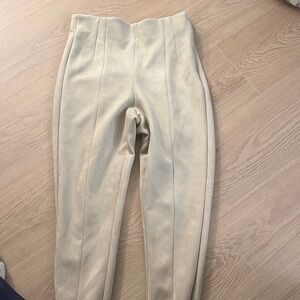 Zara Black and Cream Pants